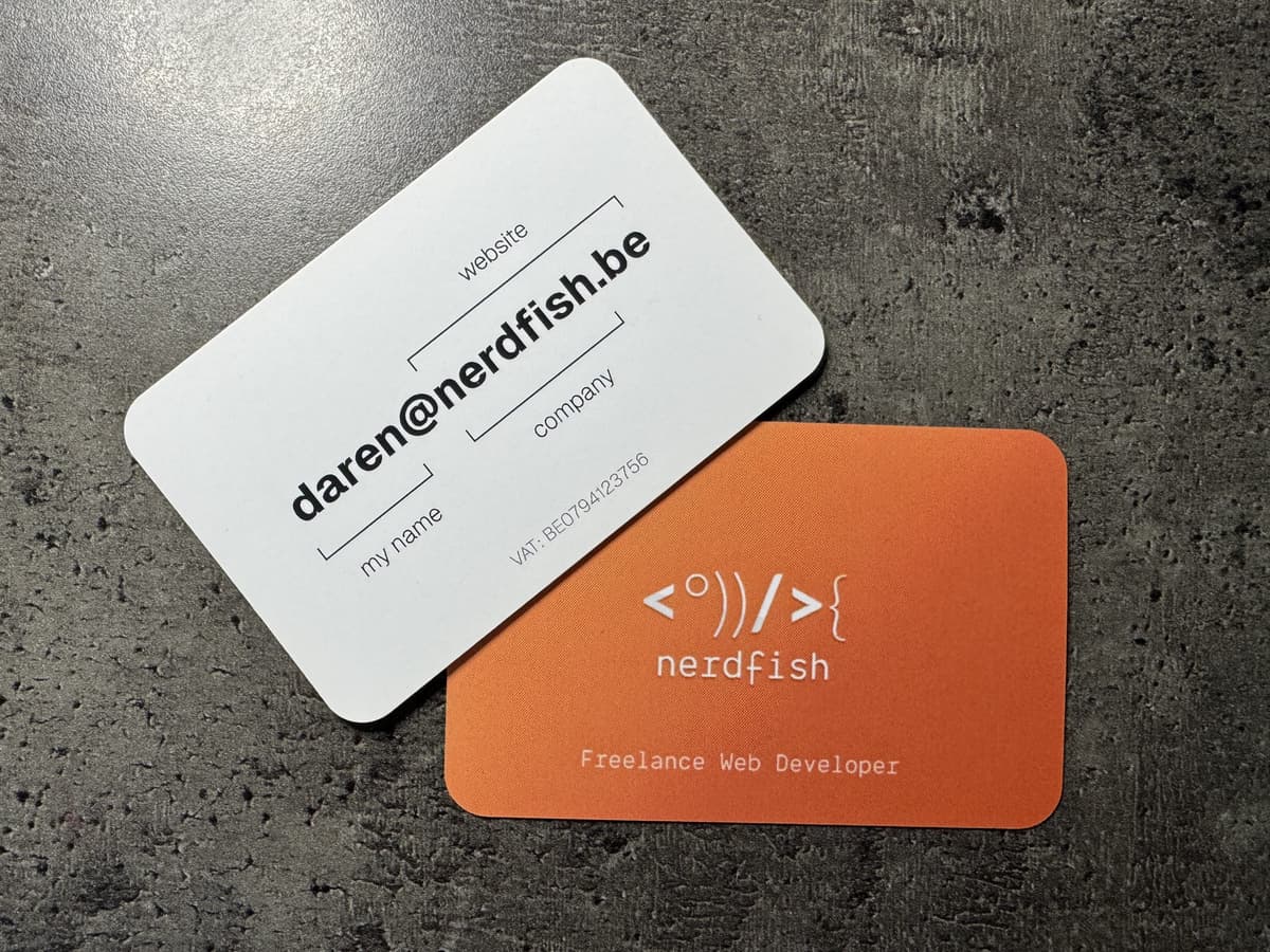 Nerdfish business cards